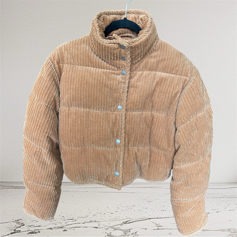 Corduroy Puffer Jacket